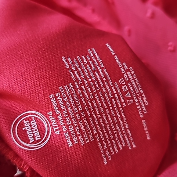 Wonder Nation Pink Ruffle Blouse - Picture 3 of 3